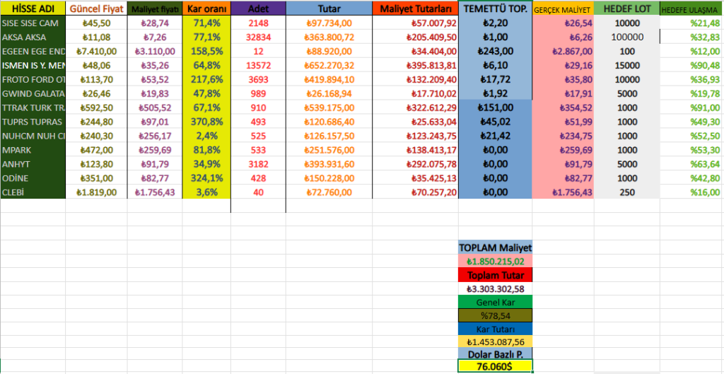 1 ŞUBAT   2026 61. AY PORTFÖY&nbsp;RAPORU.